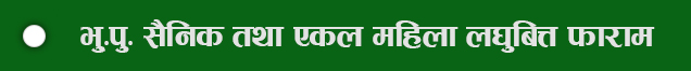 भु.पु.सैनिक तथा एकल महिलाले भर्ने लघुवित् फाराम 
